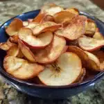 Baked Apple Chips with Cinnamon