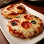 Ghostly Pizza Bagels Recipe