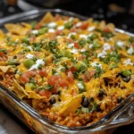 Graveyard Taco Casserole