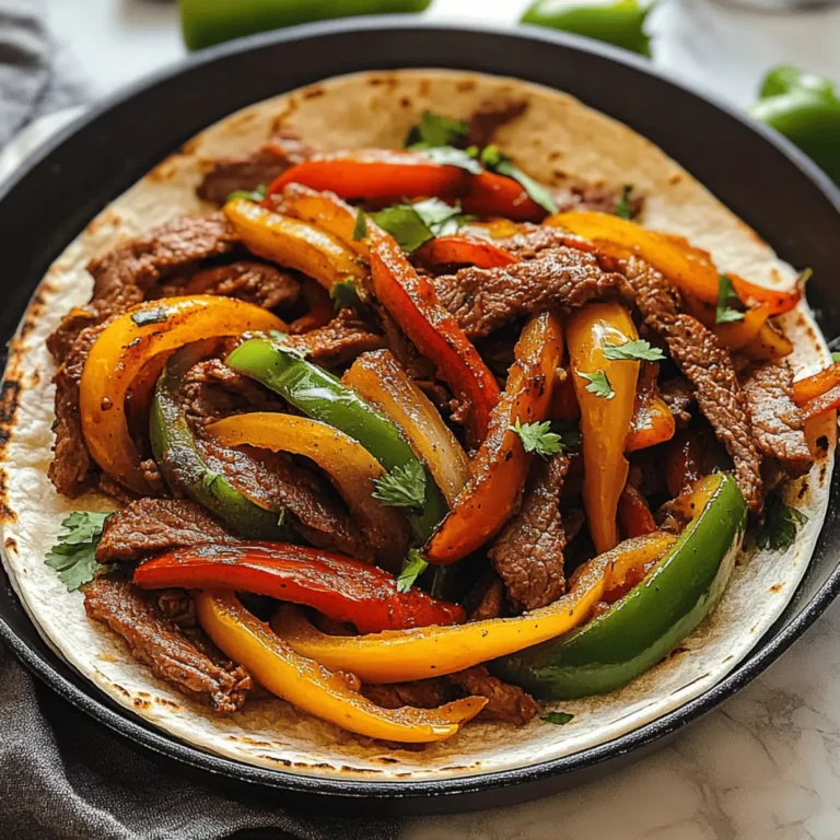 Beef and Bell Pepper Fajitas