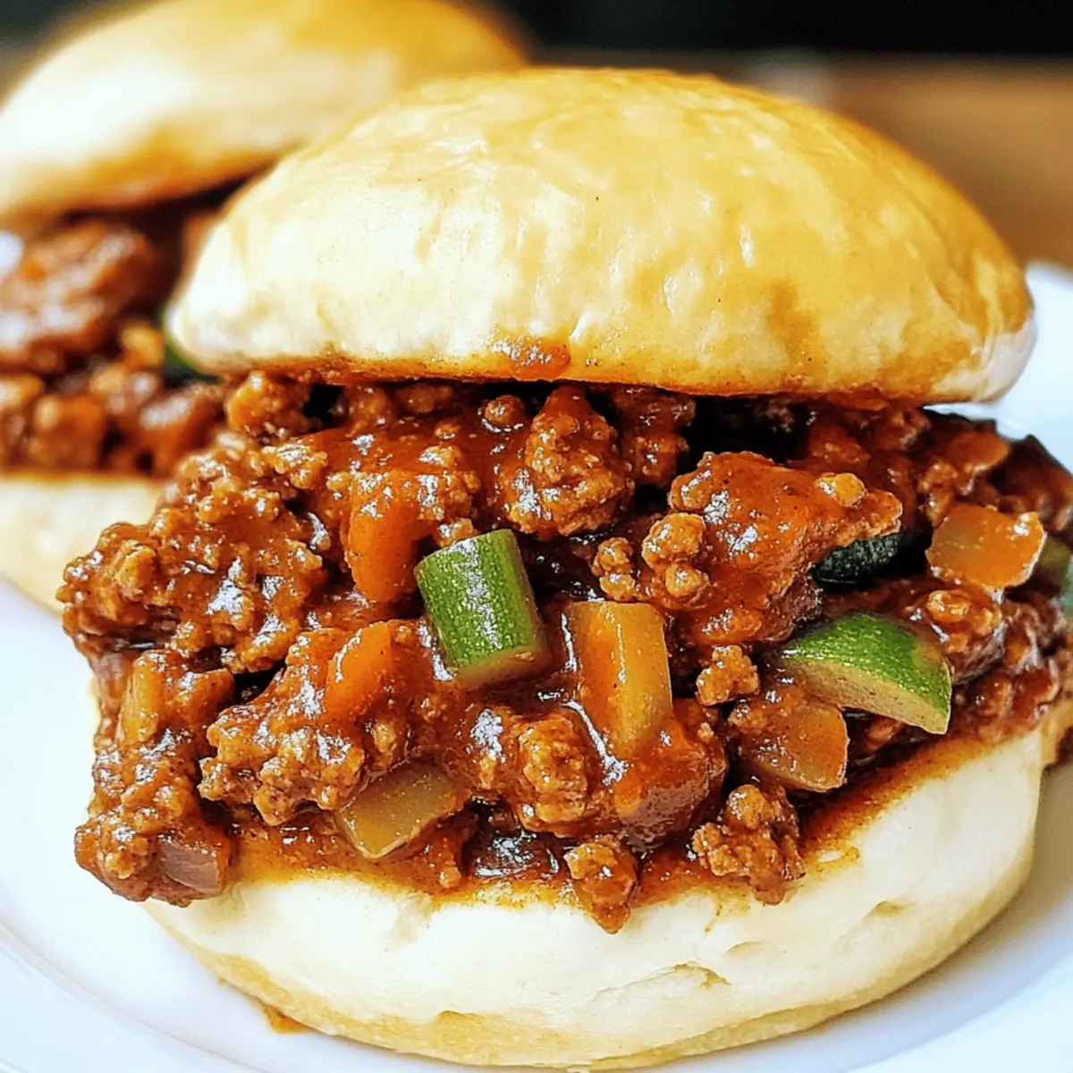 Beef and Veggie Sloppy Joes