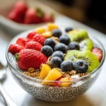 Coconut Chia Pudding with Fruit