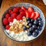 Cottage Cheese Berry Bowl