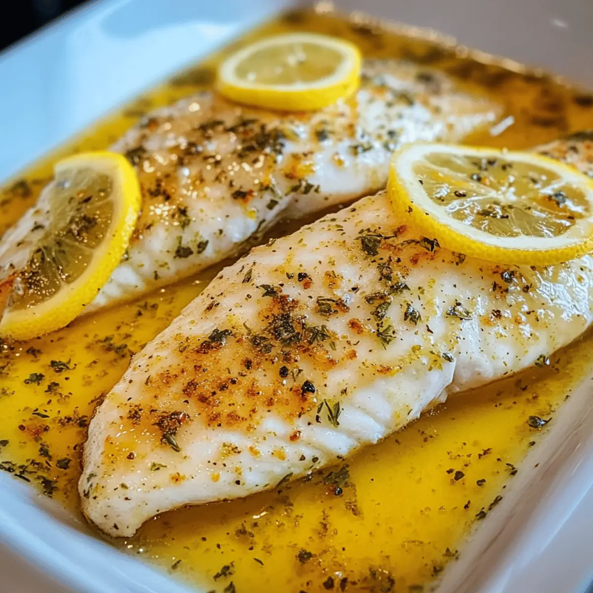 Easy Lemon Butter Tilapia