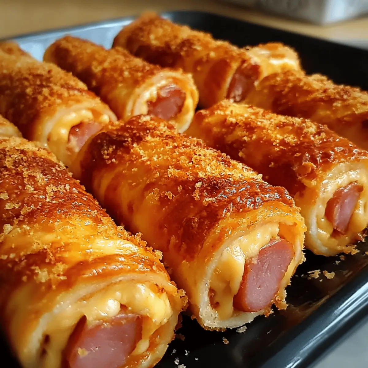 Quick Ham & Cheese Roll-Ups