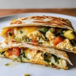 Savory Breakfast Quesadilla