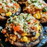 Stuffed Vegetarian Portobello Mushrooms