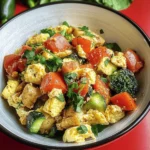 Veggie Egg White Scramble
