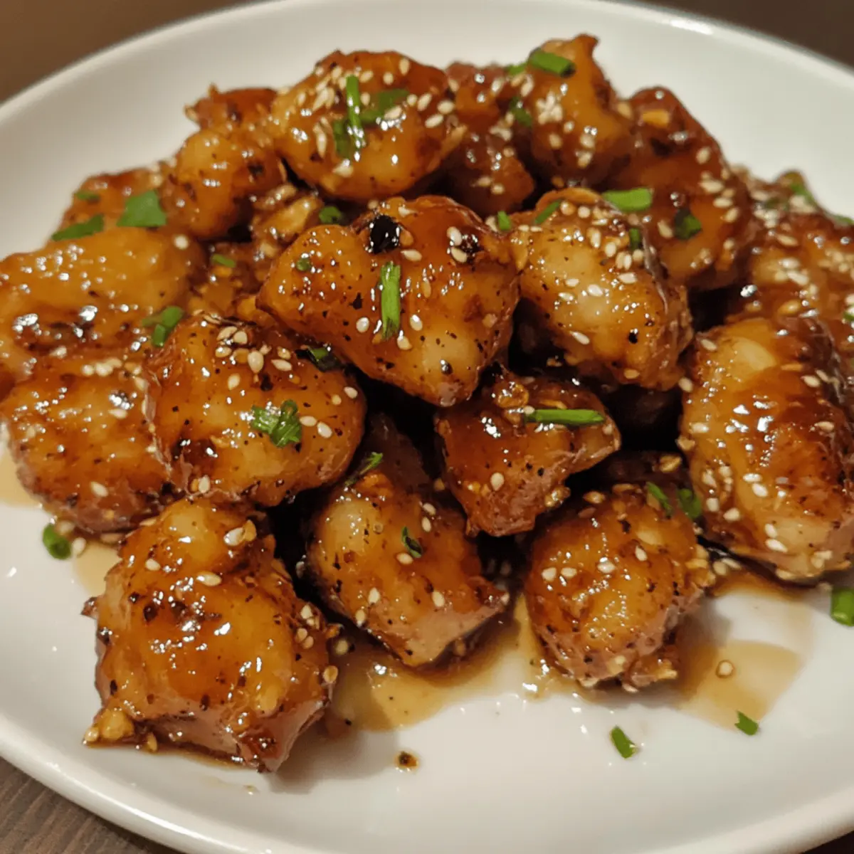 Honey Garlic Chicken Bites