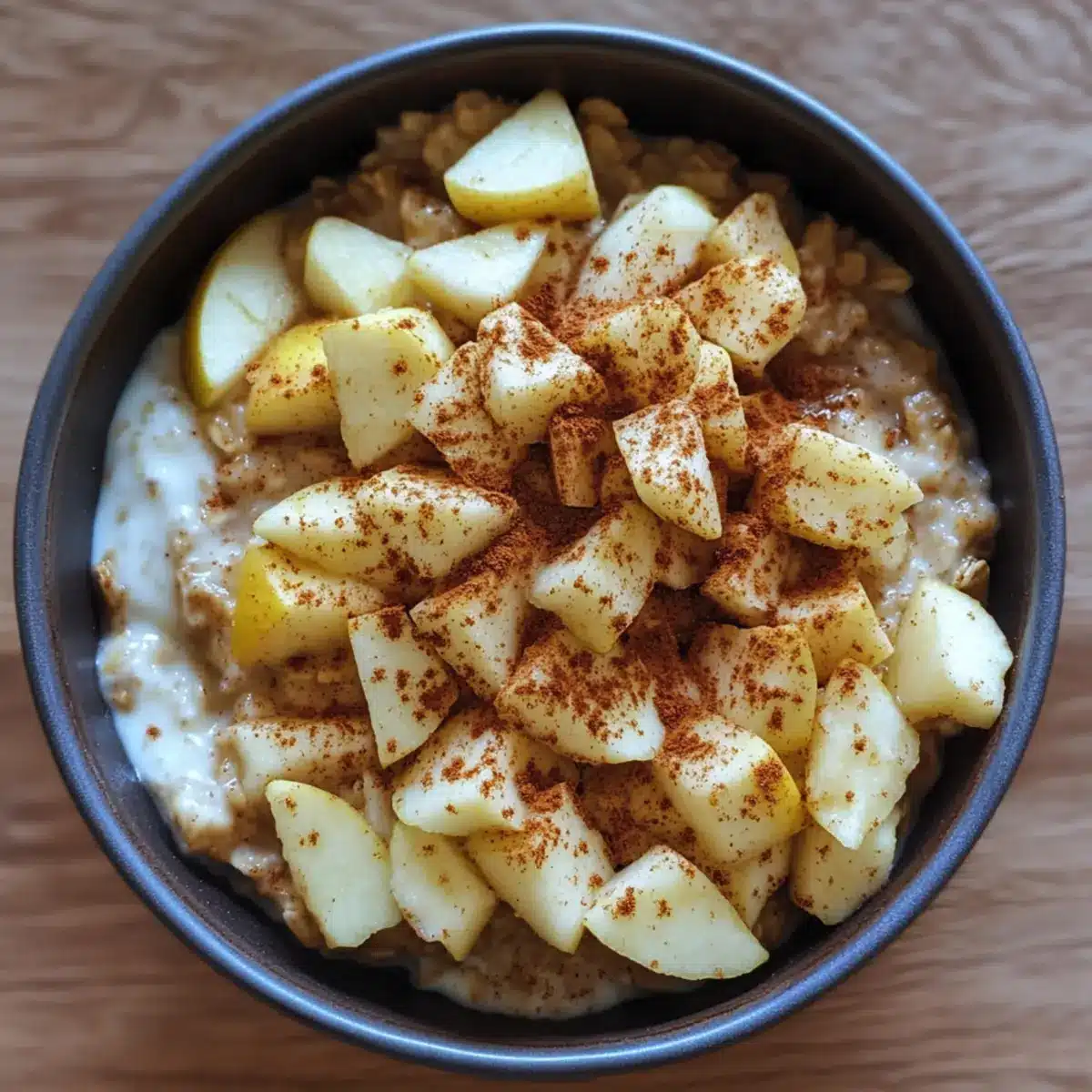 Cinnamon Apple Oatmeal Bowl