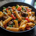 Beef Sweet Pepper Pasta